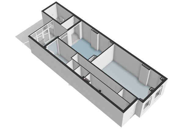 Floorplan - Tweede Oosterparkstraat 184H, 1092 BT Amsterdam